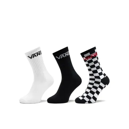 Zdjęcie Vans Zestaw 3 par wysokich skarpet męskich Classic Crew VN000F0XY281 Czarny