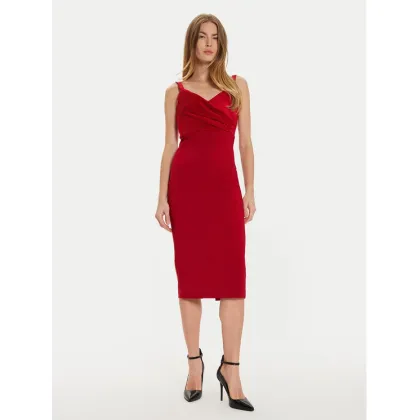 Zdjęcie Rinascimento Sukienka koktajlowa CFC0019703002 Czerwony Slim Fit