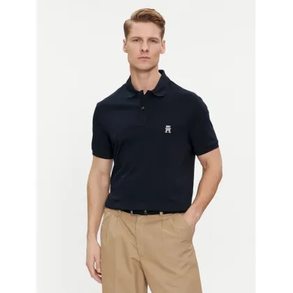 Zdjęcie Tommy Hilfiger Polo Interlock MW0MW34783 Granatowy Regular Fit