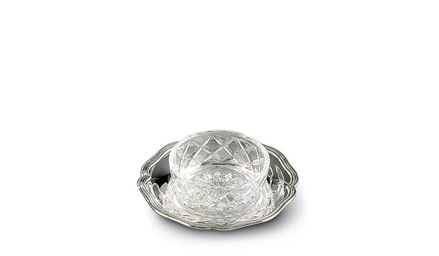picture 1 Genuine round salt container with spoon