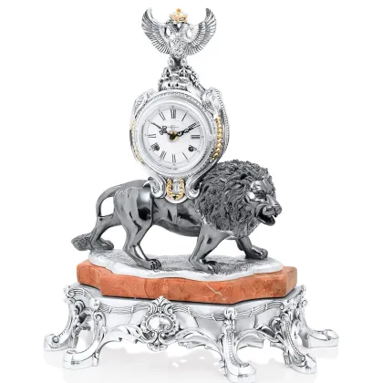 Picture Decorative lion - clock