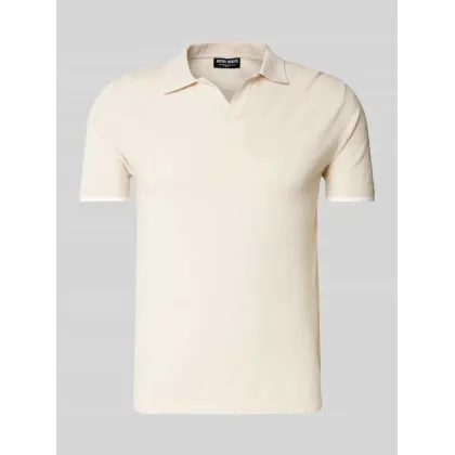 Zdjęcie Koszulka polo o kroju slim fit z dekoltem w serek