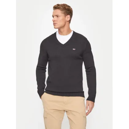 Zdjęcie Tommy Jeans Sweter Essential DM0DM19429 Czarny Slim Fit