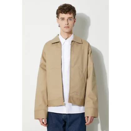 Zdjęcie Dickies kurtka Lined Eisenhower Jacket męska kolor beżowy przejściowa DK0A4XK4KHK DK0A4XK4KHK-BEZOWY