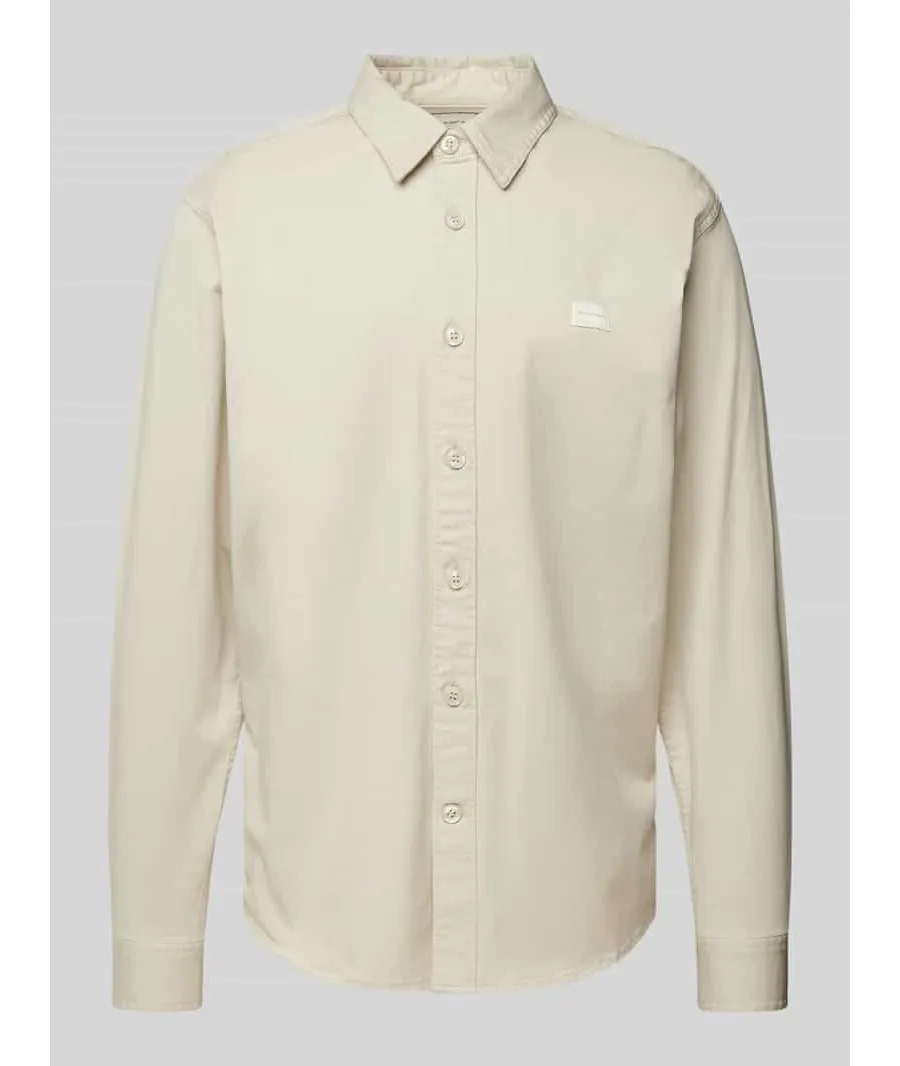 obrazek 1 Koszula casualowa z wyhaftowanym logo