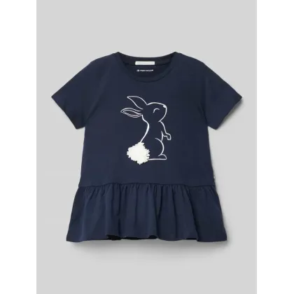 Zdjęcie T-shirt z rozkloszowaną spódnicą