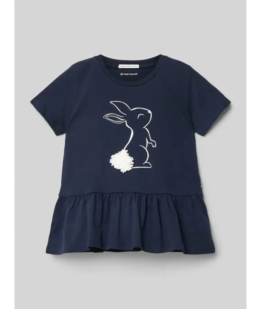 obrazek 1 T-shirt z rozkloszowaną spódnicą