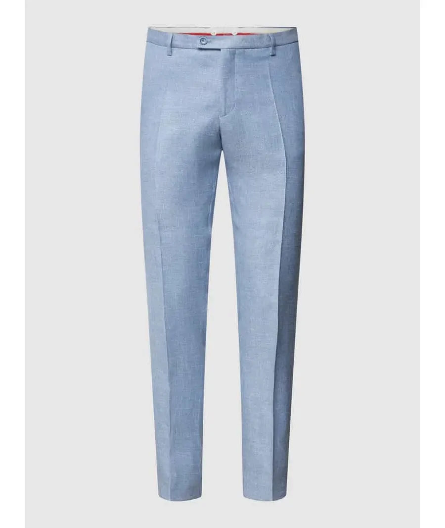 obrazek 1 Chinosy o kroju slim fit z fakturowanym wzorem model ‘Paco’