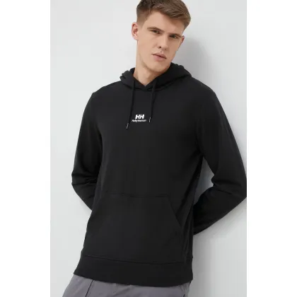 Zdjęcie Helly Hansen bluza YU HOODIE 2.0 męska kolor czarny z kapturem gładka 53582