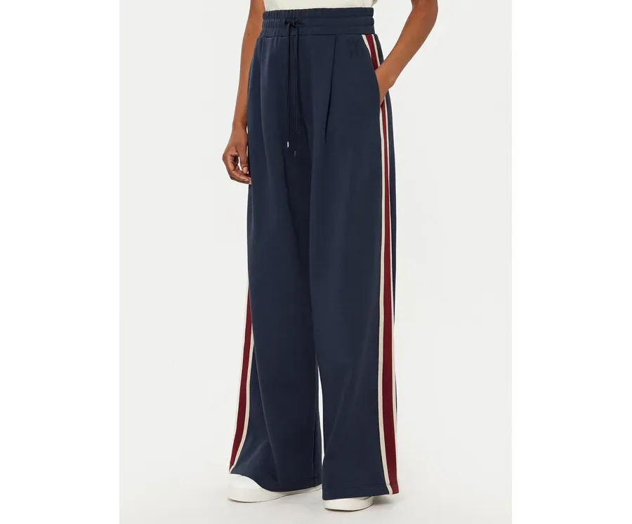 obrazek 1 Weekend Max Mara Spodnie palazzo Marsala 2515781011 Granatowy Wide Leg