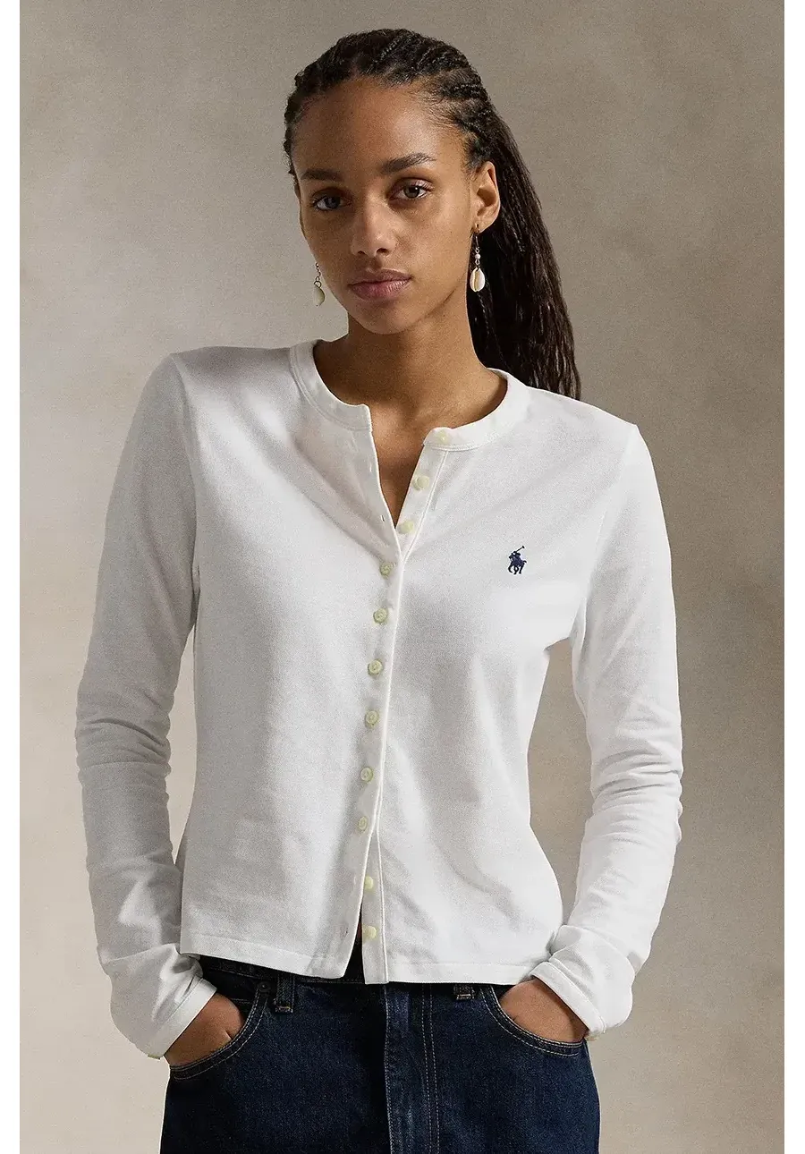 obrazek 1 Polo Ralph Lauren longsleeve damski kolor biały 211941175