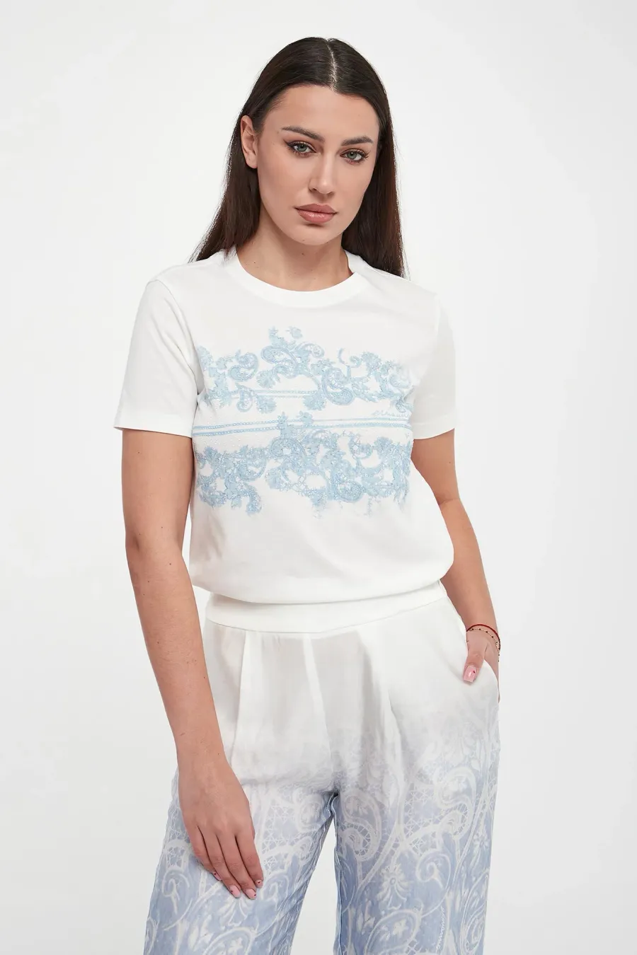 obrazek 1 T-shirt damski ERMANNO FIRENZE Ermanno Firenze