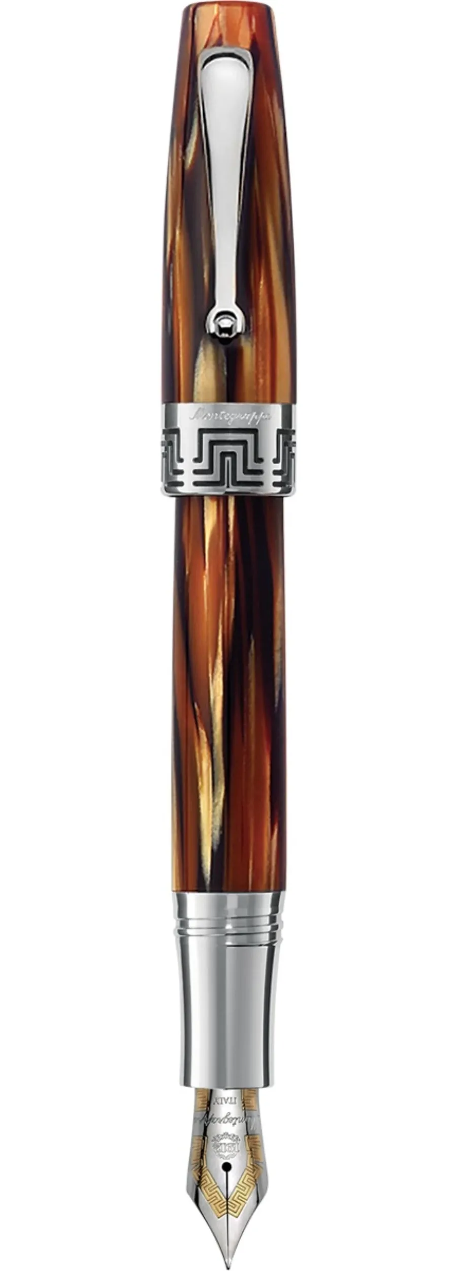 obrazek 1 Pióro wieczne Extra 1930 w kolorze brązowego szylkretu, stalówka 18K