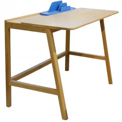 Zdjęcie Małe dębowe biurko VESSEL - naturalny mebel dla dziecka - Mathy by Bols