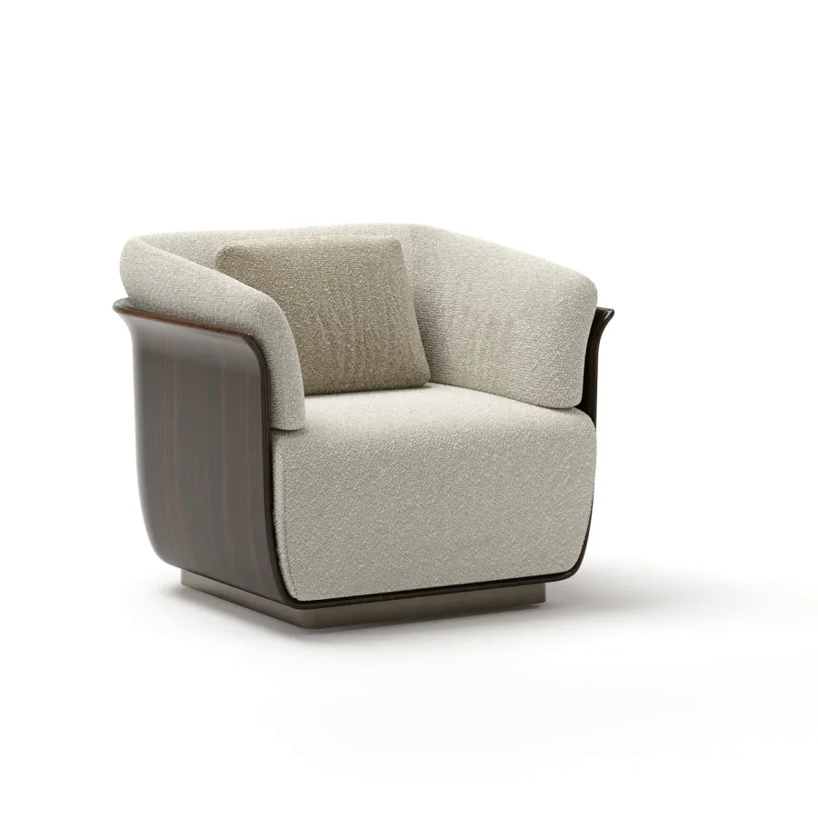 obrazek 3 Wyjątkowy włoski fotel do salonu