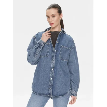 Zdjęcie Samsøe Samsøe Koszula jeansowa Eleanor F23400135 Niebieski Relaxed Fit