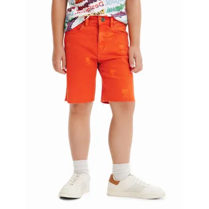 Zdjęcie Desigual Szorty jeansowe 23SBDD01 Brązowy Regular Fit