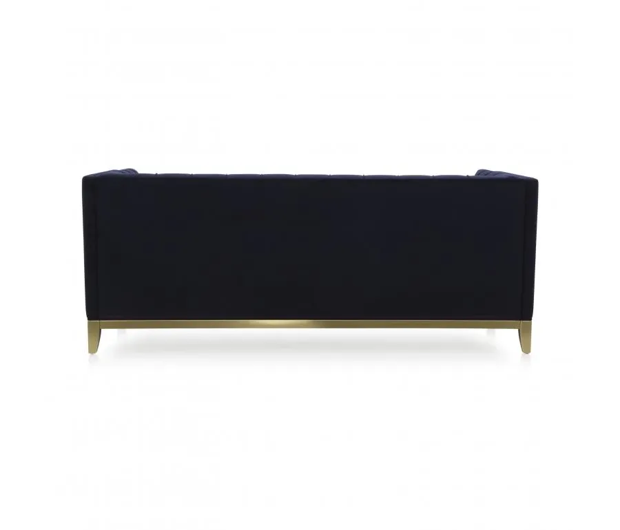 obrazek 3 Purpurowa elegancka sofa 3-osobowa w nowoczesnym stylu - Sevensedie
