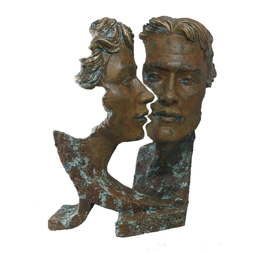 obrazek 1 Wyjątkowa figura do salonu - dwie twarze