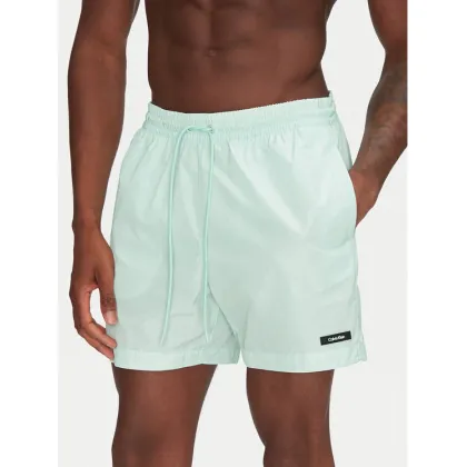 Zdjęcie Calvin Klein Swimwear Szorty kąpielowe KM0KM01111 Zielony Regular Fit