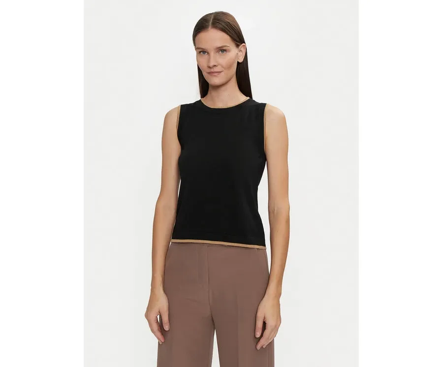obrazek 1 Luisa Spagnoli Bluzka Macinapepe 58514 Czarny Regular Fit