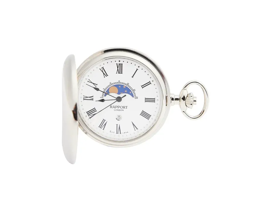 obrazek 1 Srebrny zegarek kieszonkowy - Rapport London
