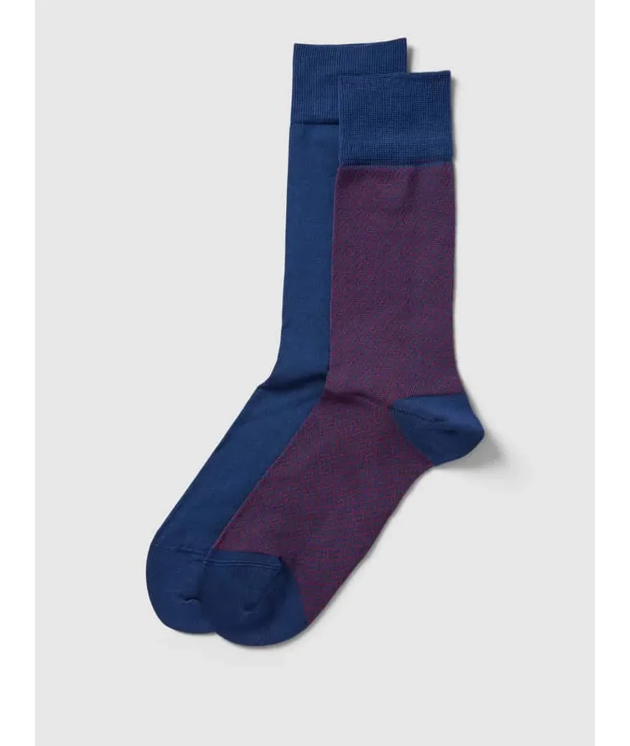 obrazek 1 Skarpety ze wzorem na całej powierzchni w zestawie 2 szt.