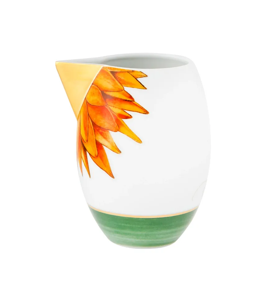 obrazek 1 Porcelanowy dzbanek na mleko Amazōnia z motywem inspirowanym roślinnością Amazonii - Vista Alegre