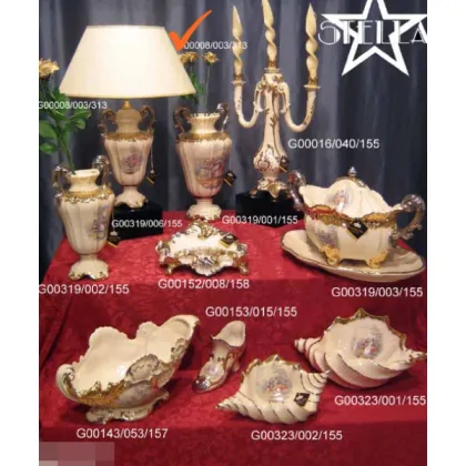 Zdjęcie Szykowna ceramiczna lampa na biurko