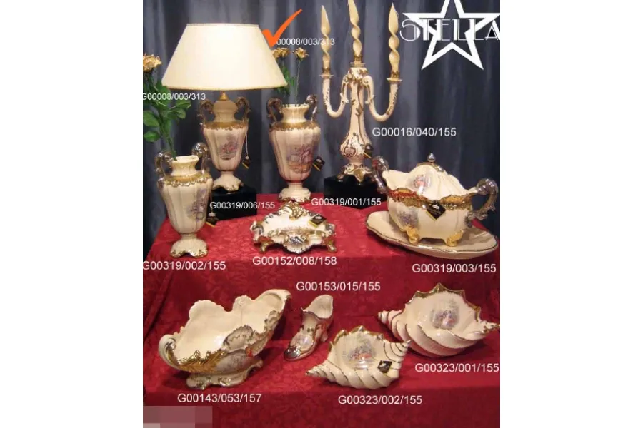 obrazek 1 Szykowna ceramiczna lampa na biurko