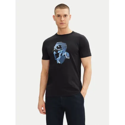 Zdjęcie KARL LAGERFELD T-Shirt 755065 552241 Granatowy Regular Fit
