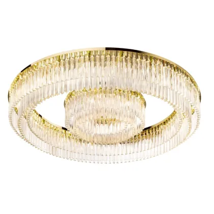 Zdjęcie Piękna lampa sufitowa z przezroczystymi trójścianami ze szkła Murano - Il Paralume Marina