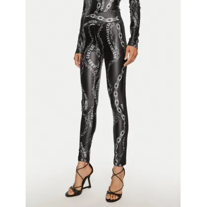 Zdjęcie Versace Jeans Couture Legginsy 77HAC114 JS417 Czarny Slim Fit