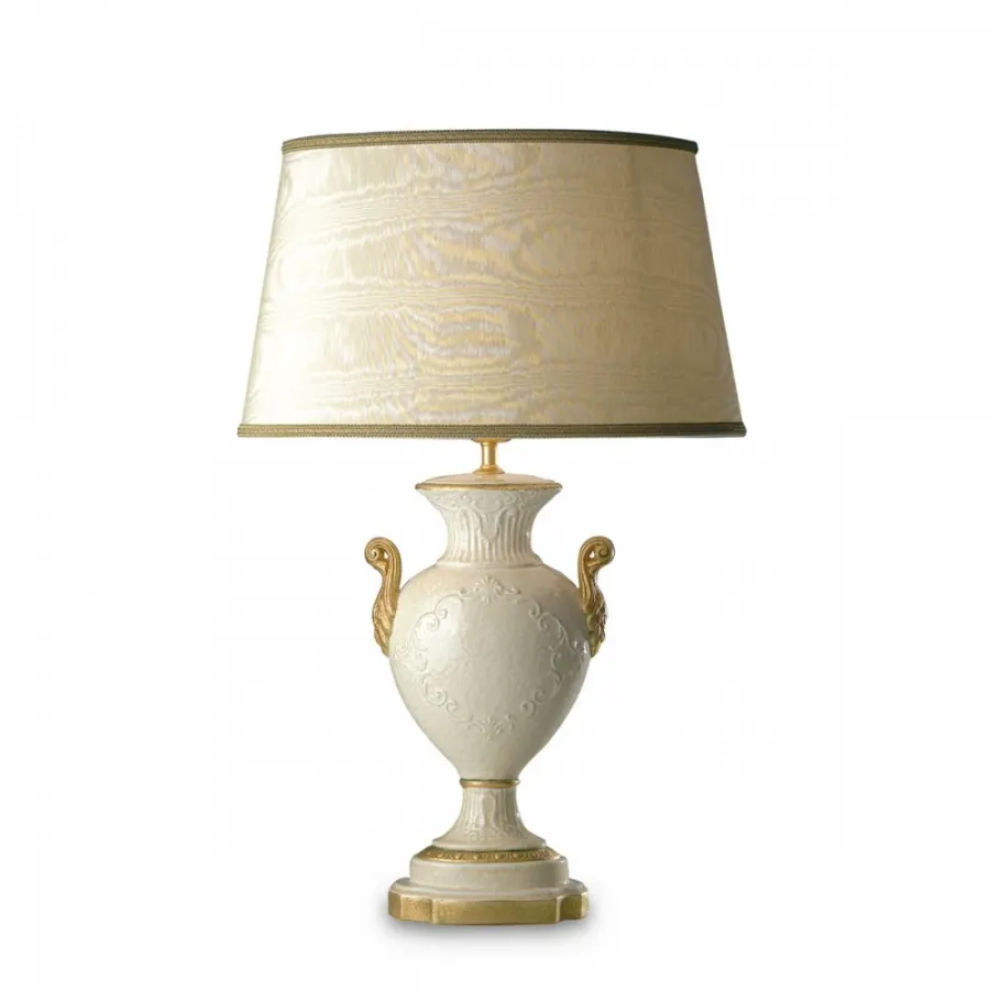 obrazek 1 Lampa stołowa z glazurowanej ceramiki h.36x22x14 cm