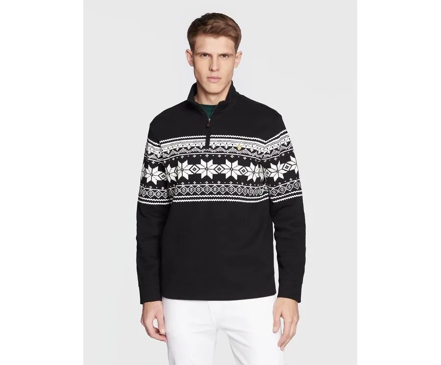 obrazek 1 Polo Ralph Lauren Sweter 710853231004 Czarny Regular Fit