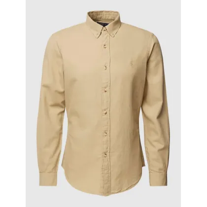 Zdjęcie Koszula casualowa o kroju slim fit z wyhaftowanym logo