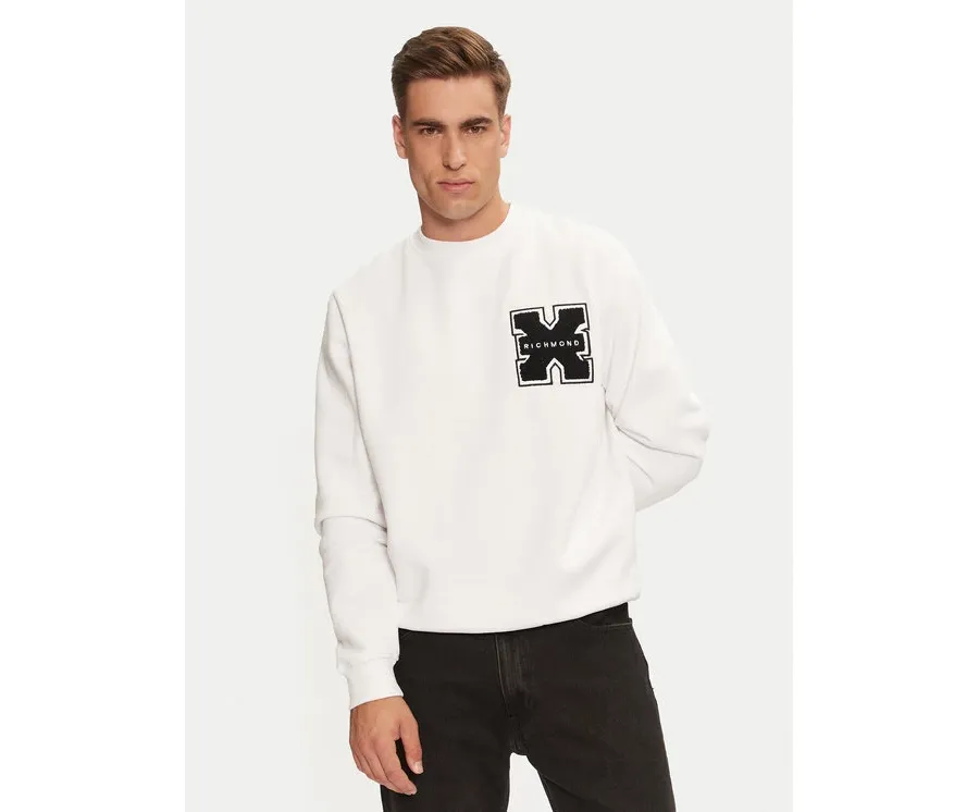 obrazek 1 Richmond X Bluza Palmis UMA24034FE Biały Regular Fit