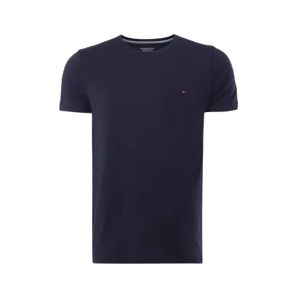 Zdjęcie Tommy Hilfiger T-Shirt Core Stretch MW0MW27539 Granatowy Slim Fit