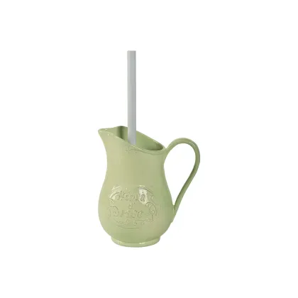 Picture Green ceramic toothbrush mug - Virginia Casa