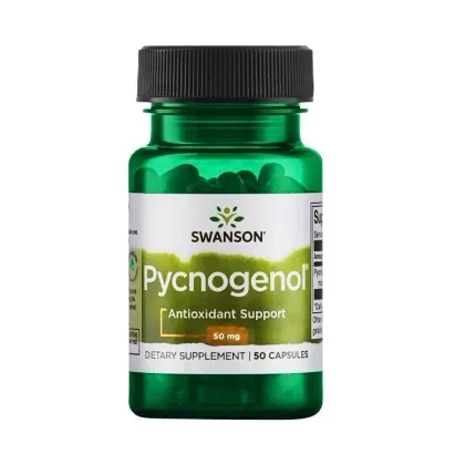 Zdjęcie Swanson Pycnogenol Preparat wspomagający układ krążenia Kapsułki