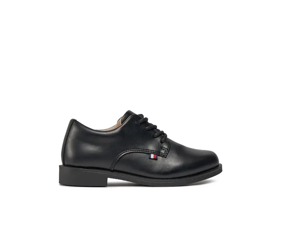 obrazek 1 Tommy Hilfiger Półbuty Low Cut Lace Up Shoe T3B4-33174-1355 Czarny