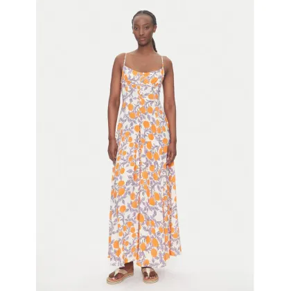 Zdjęcie Maaji Sukienka letnia Western Orange Flower Sia PT2748CLD001 Pomarańczowy Regular Fit