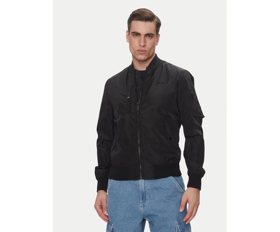 obrazek 1 SCHOTT N.Y.C. Kurtka bomber Airstar Czarny Regular Fit