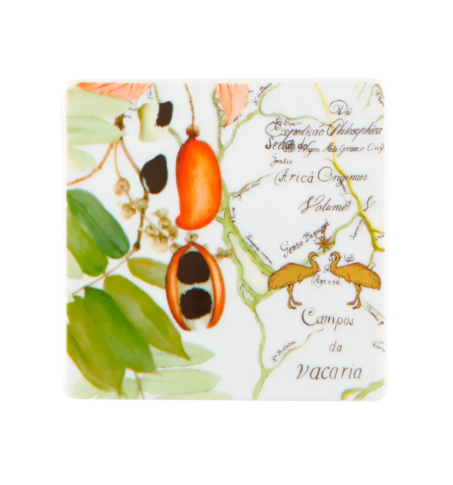 obrazek 4 Zestaw 4 porcelanowych podstawek z kolekcji Amazōnia inspirowanej florą i fauną Amazonii – Vista Alegre