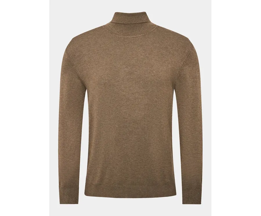 obrazek 1 Lindbergh Golf 30-80094 Brązowy Slim Fit