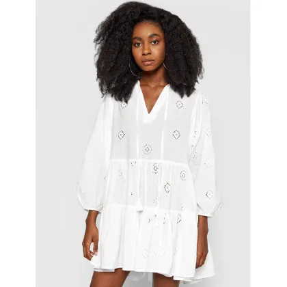 Zdjęcie Seafolly Sukienka letnia Embroidery 54155 Biały Regular Fit