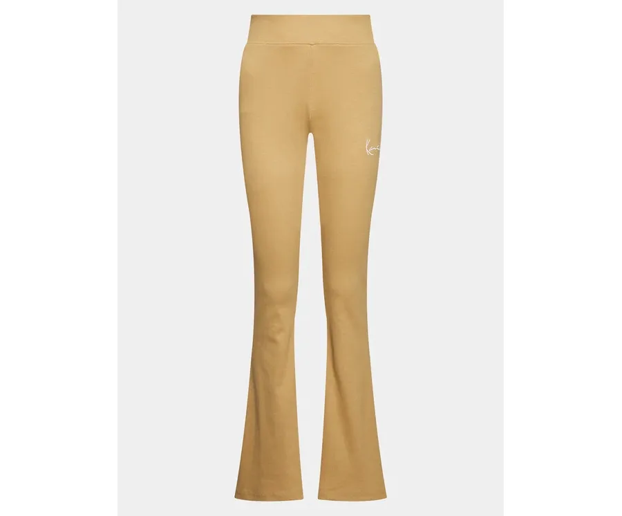 obrazek 1 Karl Kani Spodnie dresowe Small Signature Flared Rib 6104086 Beżowy Flare Fit