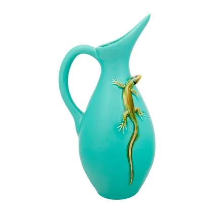 Picture Avant-garde vase with a lizard - Bordallo Pinheiro