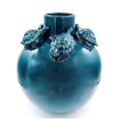 Picture Italian ceramic decorative vase Linette