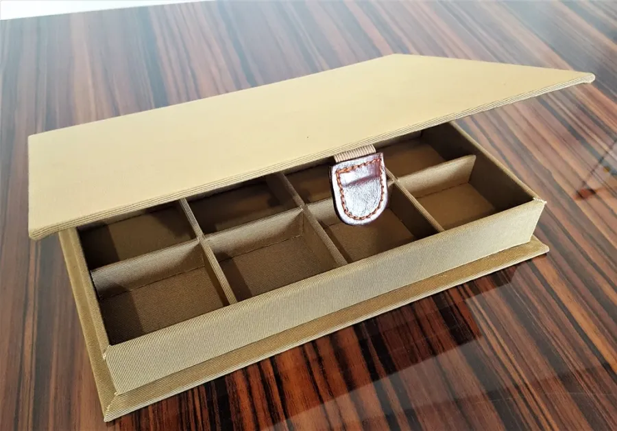 picture 5 Leather box for tie and cufflinks - Absolute Breton